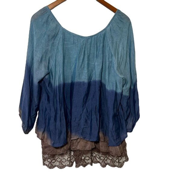 Tempo Paris Boho Romantic Fairy Nature Granola Hippie Lace Flowy Layered Large - Picture 5 of 16